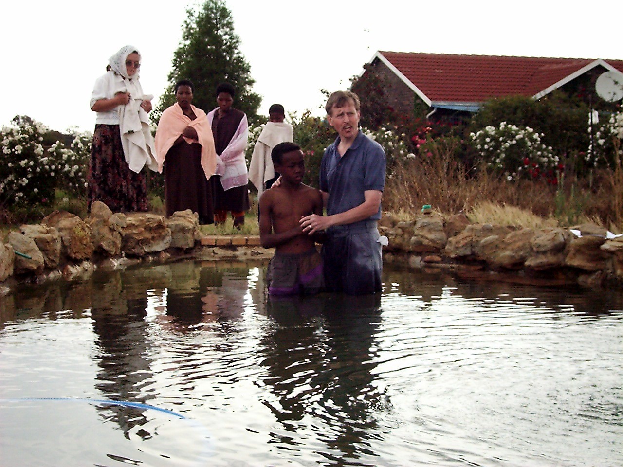 November 1999 Baptismal service